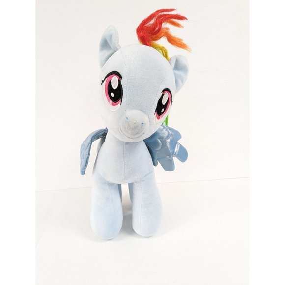 Ty Sparkle My Little Pony Blue 17" Plush Rainbow Dash - Picture 1 of 6